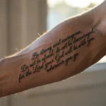 Bible Verse Tattoos for Guys