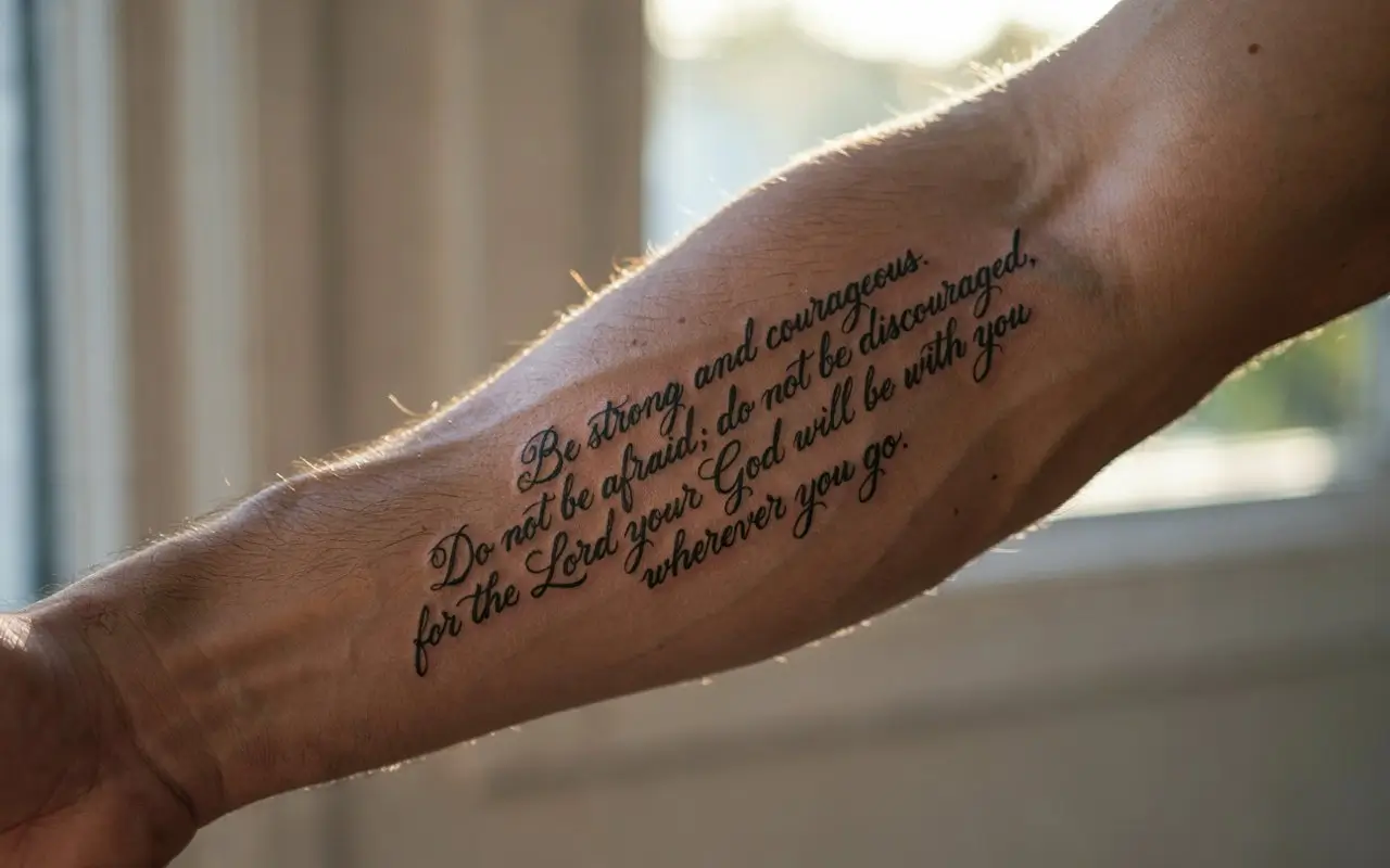 Bible Verse Tattoos for Guys