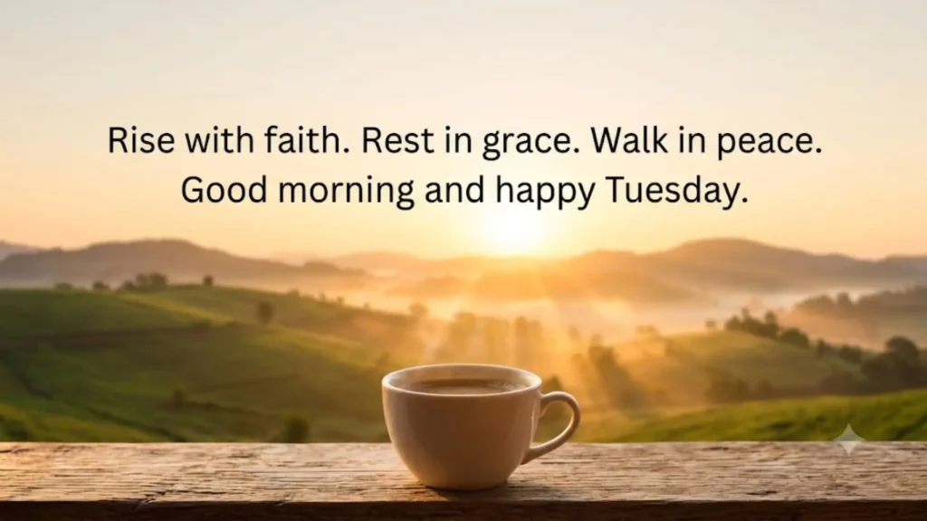 Good Morning Tuesday Inspirational Blessings