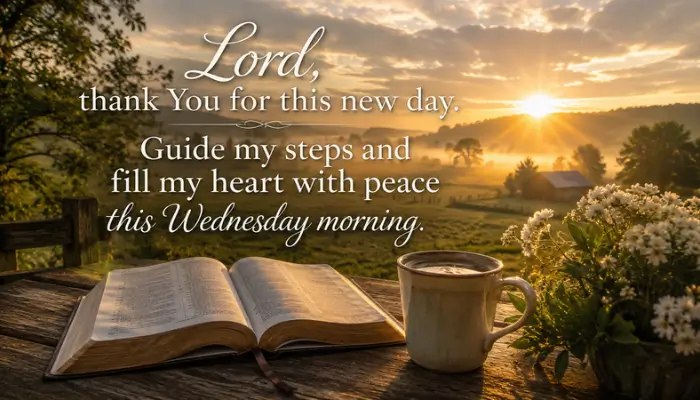 Good Morning Wednesday Prayers and Blessings