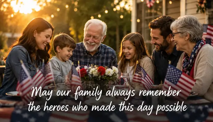 Memorial Day Family Blessings