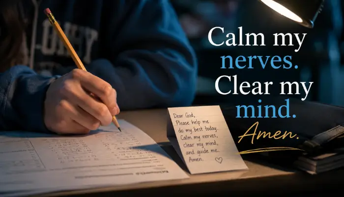 Prayer for Exam Success