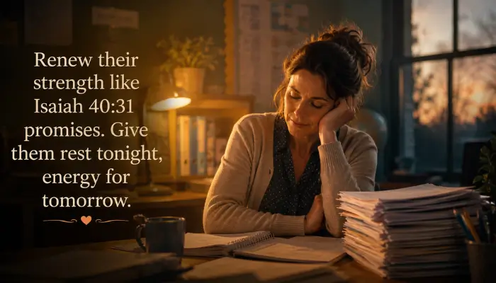 Prayer for Teachers Who Feel Tired