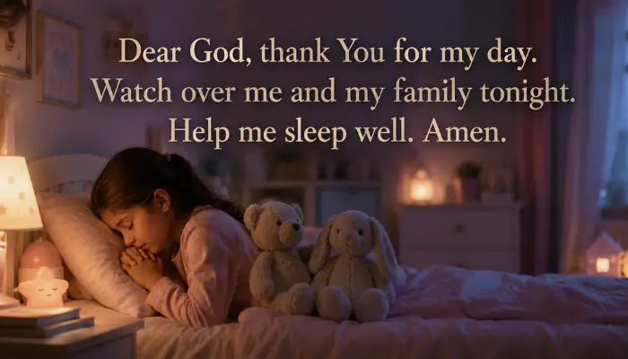 Short Bedtime Prayer for Kids