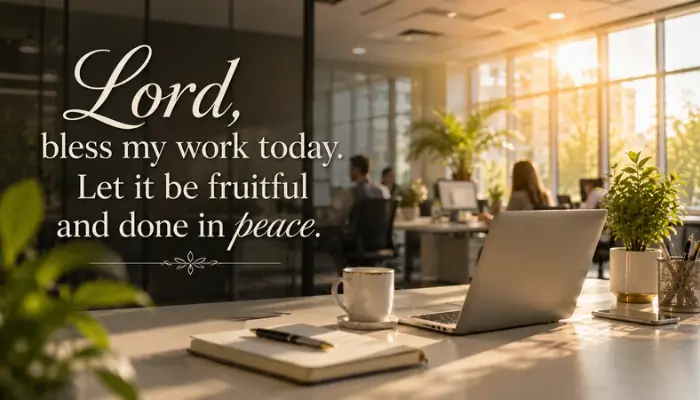 Short Wednesday Blessings for Work